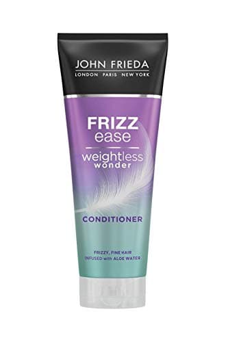 Image of John Frieda Weightless Wonder Conditioner for Frizzy, Fine Hair with Aloe Water 250ml, Lightweight Conditioner for Fine, Frizzy, Dry Hair