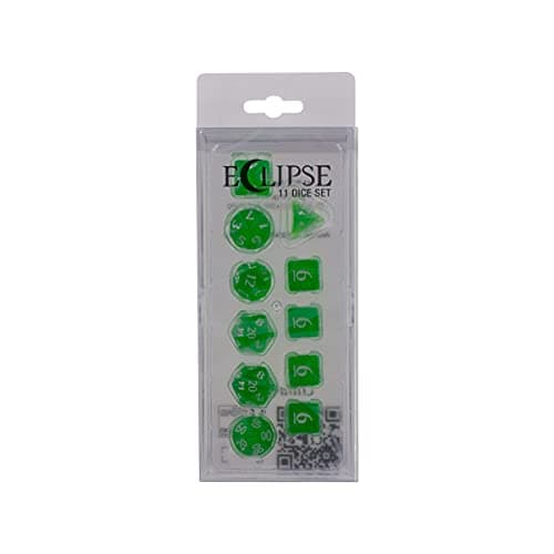 Image of Ultra Pro - Eclipse 11 Dice Set - Lime Green