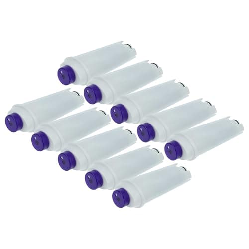 Image of vhbw 10x Water Filter Compatible with DeLonghi ECAM 23.460.B, ECAM 23.450.SL Coffee Machine, Espresso Machine - White
