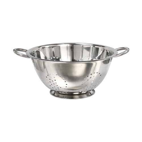 Image of Buckingham Premium Deep Colander Strainer for Draining Rinsing & Straining Stainless Steel Multipurpose Kitchen Tool for Washing Pasta & Vegetables (4.7 L / 29 cm)