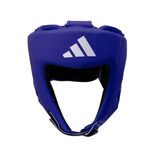 Image of Adidas IBA Style Boxing Headguard for Training, Black, Red,Blue