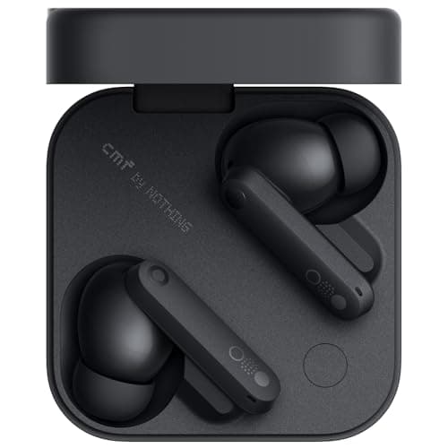 Image of CMF by Nothing Buds Pro 2 Wireless Earbuds with HiFi Sound, 50dB Smart Active Noise Cancellation, 6 HD Microphones and Spatial Audio, 2025 - Dark Grey
