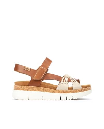Image of Pikolinos Womens Palma W4N-0968 Leather Marfil Bra Sandals 4 UK