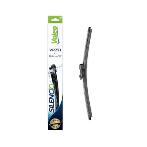 Image of VALEO Silencio Wiper - VR271 - High Performance, Superior 360 Degrees Visibility, Easy Installation Original Flat Blade 380mm - Rear - 1 Wiper Blade - 574602