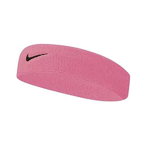 Image of NIKE HEADBAND SWOOSH PINK/BLACK