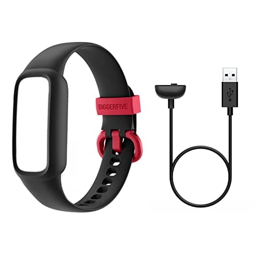 Image of BIGGERFIVE Charging Cable and Adjustable Replacement Straps, Compatible Vigor 2 L Kids Fitness Tracker