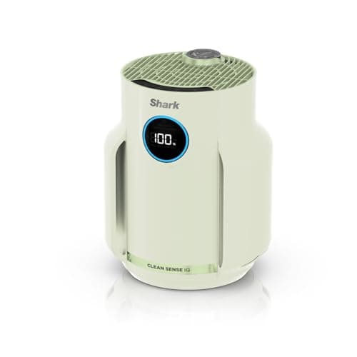 Image of Shark NeverChange5 Air Purifier for Home, Bedroom, Office, Room Coverage 23sqm, 5-Year HEPA Filter Traps 99.97% of Allergens including Dust, Pollen, Pet Dander, Quiet, LED Display, Mint HP072UKGN