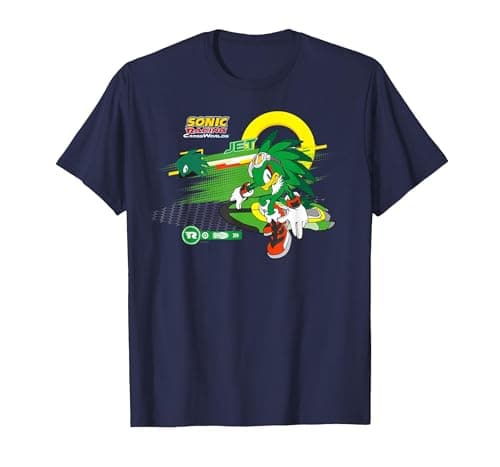 Image of Sonic The Hedgehog: CrossWorlds T-Shirt, Men, Navy Blue, Medium