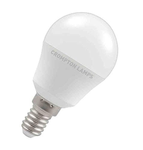 Image of Crompton Lamps LED Golfball 5.5W SES-E14 (40W Equivalent) 6500K Daylight Opal 470lm SES Small Screw E14 Round Frosted Light Bulb