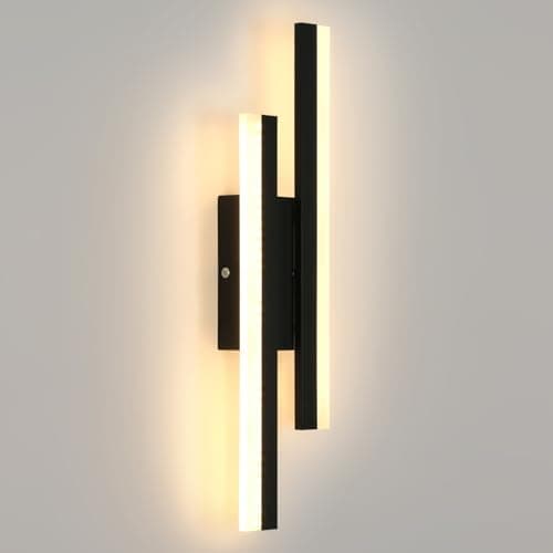 Image of Toolight LED Wall Light Indoor, 16W 1800LM Creative Acrylic Wall Lamp LED, 40CM Long Sconce Lights Warm White 3000K, for Living Room Bedroom Dining Room Staircase Hallway