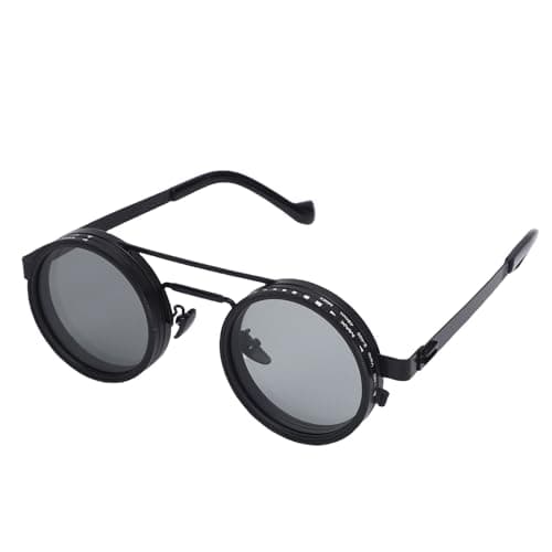 Image of Sonew Tint Round Polarized Sunglasses with 9 Gears for Outdoor Comfort