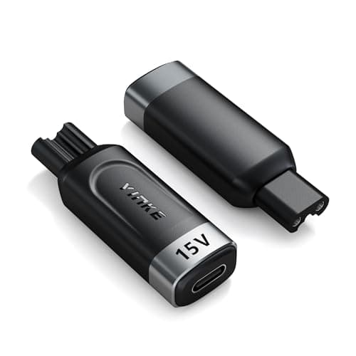 Image of Yinke 15V HQ8505 Type-C Shaver Charger Adapter Charging Converter for Philips Norelco HQ8505 7000 5000 3000 Series, OneBlade QP6520 QP6530 QP6510, USB-C Shaver Charger Converter (Cable Excluded)
