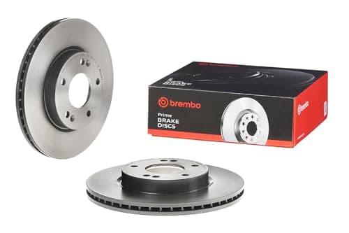 Image of Brembo 09.D427.11 Front Brake Discs with UV Varnish, Set of 2