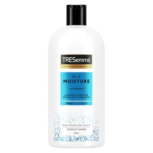 Image of TRESemmé Moisture Rich Conditioner with vitamin E for dry, damaged hair 900 ml