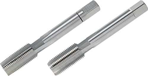 Image of VÖLKEL Hand Tap Set G 1/2 x 14 BSP, 2 pcs | HSS-G | DIN 5157 | Straight Flute | Pipe Thread for Through and Blind Holes | DIN ISO 228