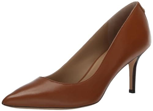 Image of LAUREN Ralph Lauren Women's Lanette Pump, Deep Saddle Tan, 8 UK