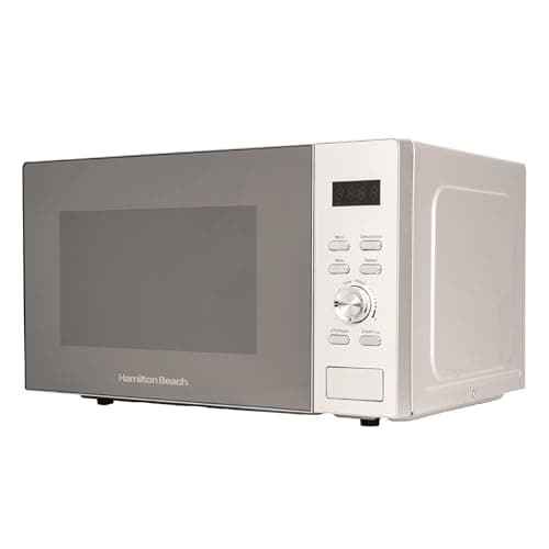 Image of Hamilton Beach Microwave, 30L, 950W, Family-Size, Digital Controls, 8 Pre-Set Programs, 5 Power Levels, Large Capacity, Defrost Function, Child Lock, Silver - HB30FUXP04S
