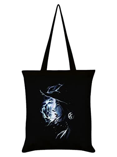 Image of Grindstore Mystic Witch Tote Bag Black 32x44cm