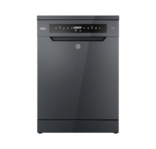 Image of Hoover H-DISH 700 HF 4A4S3PSA-80 Free Standing Full Size Dishwasher, 14 Place Settings, Graphite, A Rated
