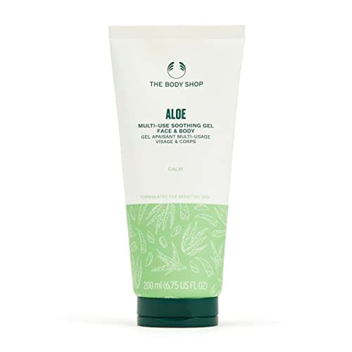 Image of The Body Shop Aloe Multi-use Soothing Face & Body Gel (1x 200ml), Hydrating Aloe Vera Gel for Sensitive Skin, 98% Natural Origin Ingredients, Vegan & Fragrance-Free