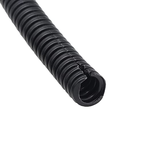 Image of MOCNT Split Loom Wire Auto Split Loom Tubing Wire Conduit Polyethylene Corrugated Flexible Tube Cable Management Sleeve Protection Pipe Cable Tidy Organiser 7mm 10meter