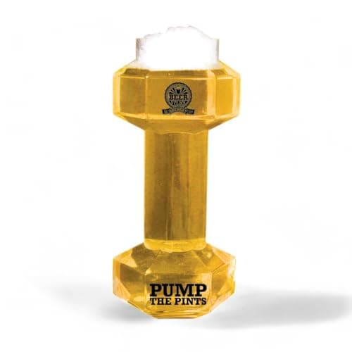 Image of Beer O'Clock Dumbbell Beer Glass