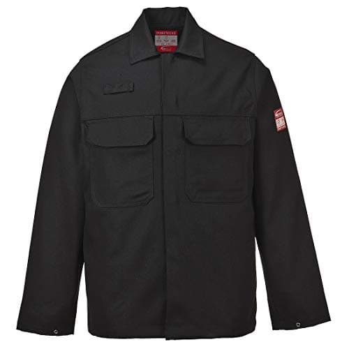 Image of Biz Weld Mens Flame Resistant Jacket Black 4XL