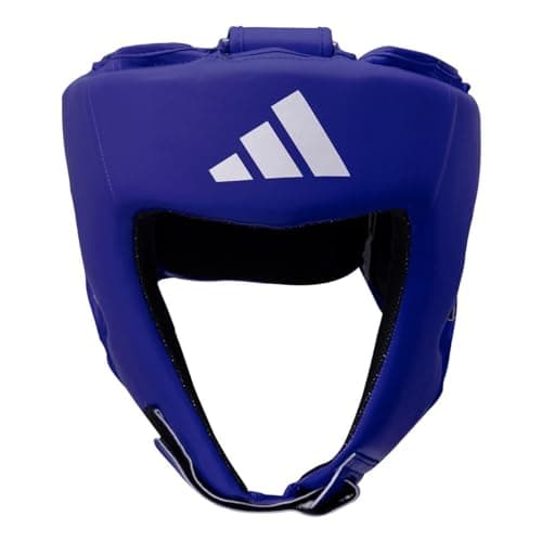 Image of Adidas IBA Style Boxing Headguard for Training, Black, Red,Blue