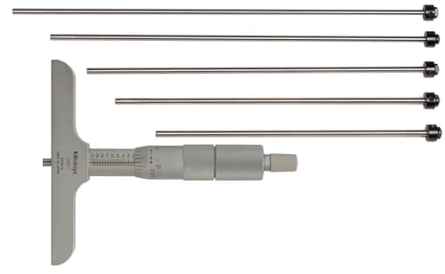 Image of Mitutoyo MT129-132 MICROMETER DEPTH 0-6IN 129-132