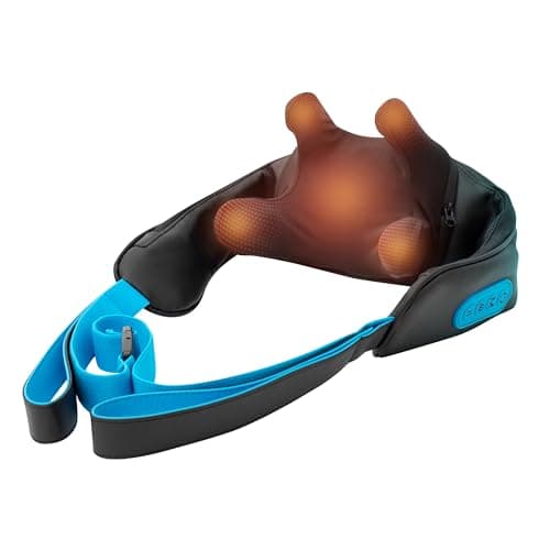 Image of HoMedics Deep Kneading Neck Massager with Heat - Wraparound Cordless Deep Tissue Muscle Massage Machine for Neck, Shoulder & Upper Back, 2 Intensity Levels & 4 Massage Nodes - Muscle Discomfort Ease