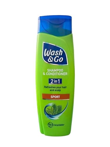Image of Wash & Go 2 in 1 Shampoo & Conditioner Sport, 200ml