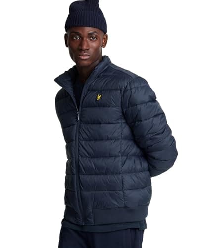 Image of Lyle & Scott Mid Jackets Funnel Neck Wadded Jacket Z271 Dark Navy, XL
