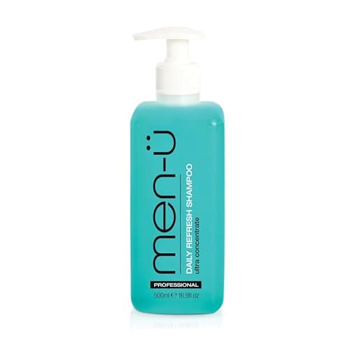 Image of men-ü Daily Refresh Shampoo 500ml For Men, Vegan with Up To 500 Shampoos, High Performance - Cleanses And Refreshes, Mens Shampoo.