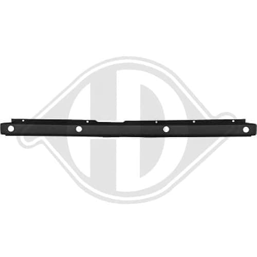 Image of DIEDERICHS Rear Bumper Black Suitable for Fiat Ducato Peugeot Boxer Citroen Jumpe