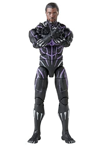 Image of Marvel Hasbro Legends Series Legacy, 6" Black Panther Collectible Figure and 3 Accessories