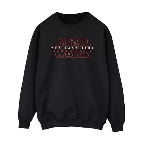 Image of Star Wars Men's The Last Jedi Logo Sweatshirt Small Black