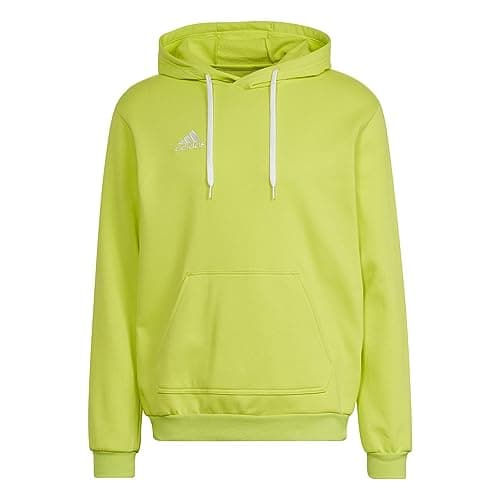 Image of adidas Men's Entrada 22 Sweat Hoodie, Team Semi Sol Yellow, L