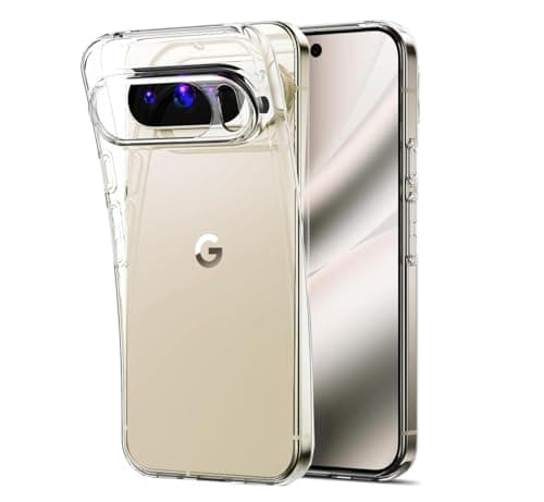 Image of KP TECHNOLOGY Pixel 10 Pro XL Case - Thin Soft Silicone Gel Case Cover for Google Pixel 10 Pro XL (CLEAR)