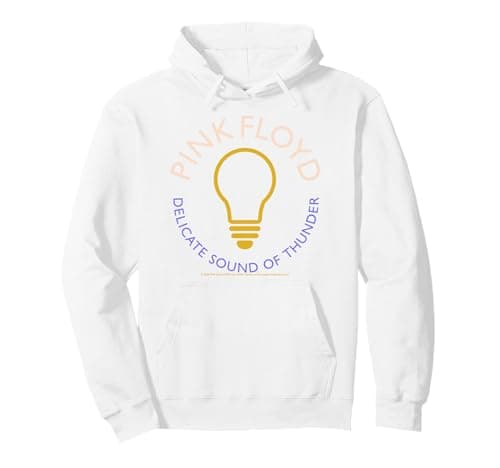 Image of Pink Floyd Delicate Sound Of Thunder Album Tour Lightbulb Pullover Hoodie
