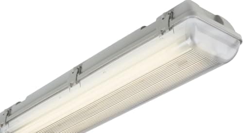 Image of 230V IP65 2x70W 6ft Twin HF Non-Corrosive Fluorescent Fitting with Emergency