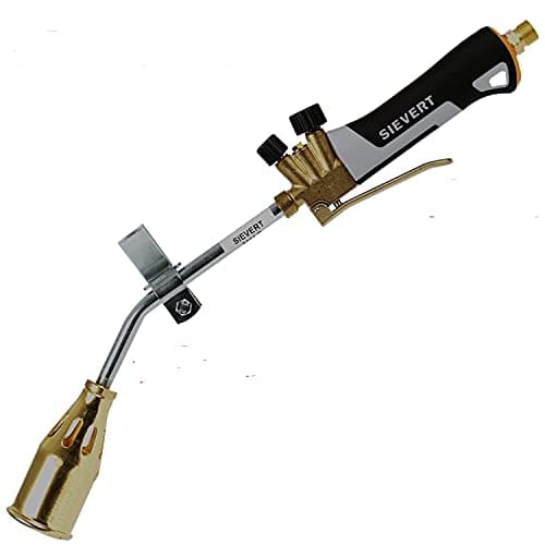 Image of Sievert Pro 88 Propane Gas Roofing Torch 180mm neck plumbing heating felt bitumen roofing