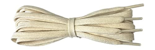 Image of Fabmania Natural 6mm flat cotton shoe laces - Length 140cm
