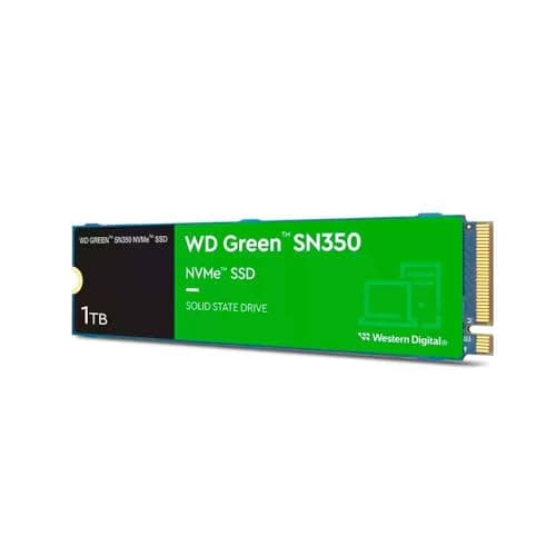Image of WESTERN DIGITAL M.2 WD SN350 1TB WDS100T2G0C Green PCIE NVME SSD