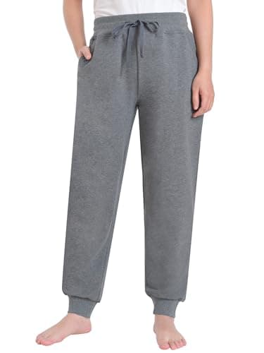 Image of Pintage Women's Petite Joggers Petite Length, Granite Heather, S Petite