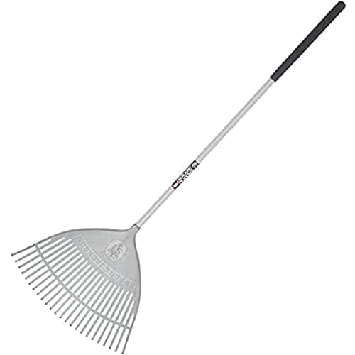 Image of Spear & Jackson 3884NB Neverbend Carbon Plastic Leaf Rake Wooden Handle