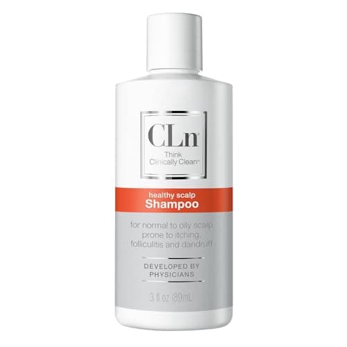 Image of CLn Shampoo with Salicylic Acid - 89ml, Clarifying Anti Dandruff Shampoo for Oily Hair, Itchy or Flaky Scalp Prone to Dandruff, Folliculitis & Seborrheic Dermatitis, Hypoallergenic Formula