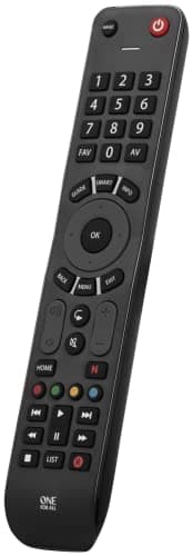 Image of One For All Evolve TV Remote Control - Ideal for all types of TVs - With learning feature - to work all TV brands - Black - URC7115