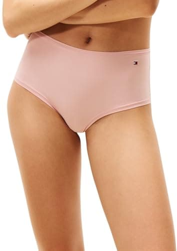 Image of Tommy Hilfiger Women's High Waist Bikini Briefs, Pink (Foggy Pink), XL