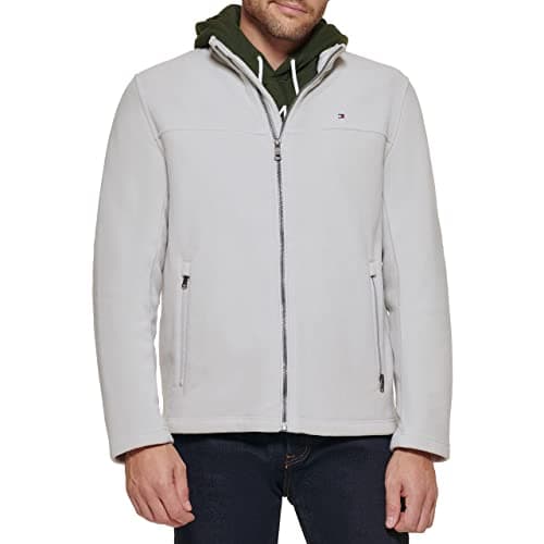 Image of Tommy Hilfiger Men's Classic Zip Front Polar Fleece Jacket, Large