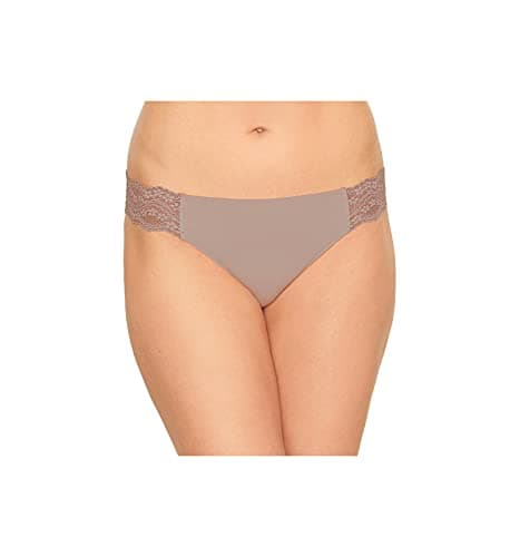 Image of b.tempt'd by Wacoal Women's B.Bare Thong Panty, Antler, XL